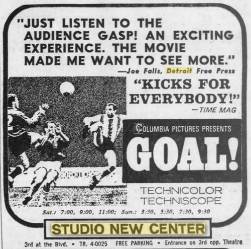 Studio New Center - Feb 1967 Ad (newer photo)